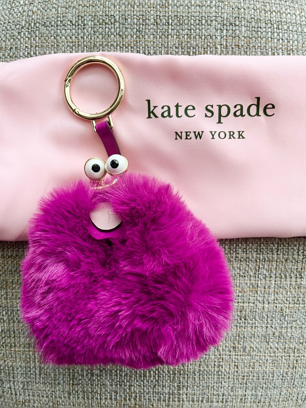 NWOT Kate Spade Monster Fizzy Kiss-lock Bag Charm Coin Purse SOLD OUT ONLINE